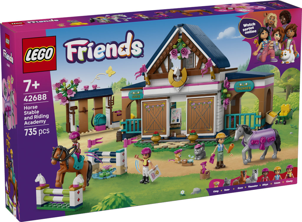 LEGO Friends Horse Stable and Riding Academy Set 42688
