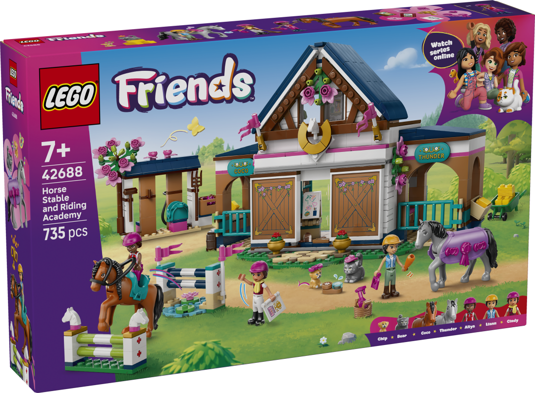 LEGO Friends Horse Stable and Riding Academy Set 42688