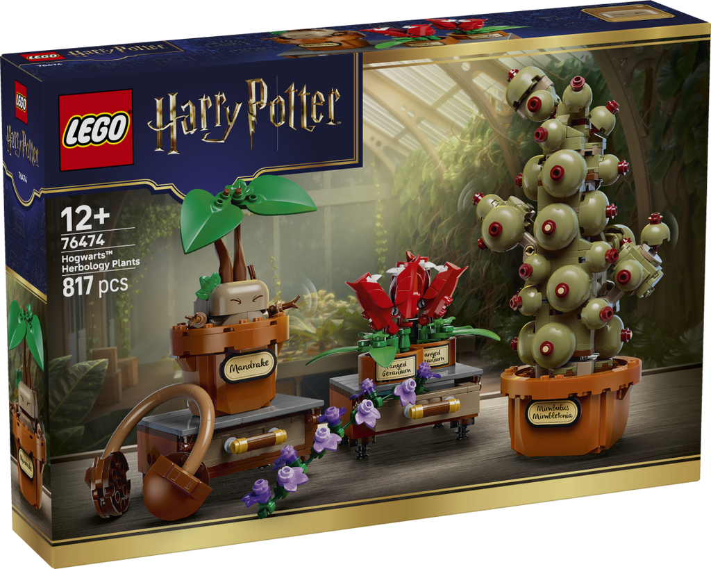 LEGO Harry Potter Hogwarts Herbology Plants Set 76474
