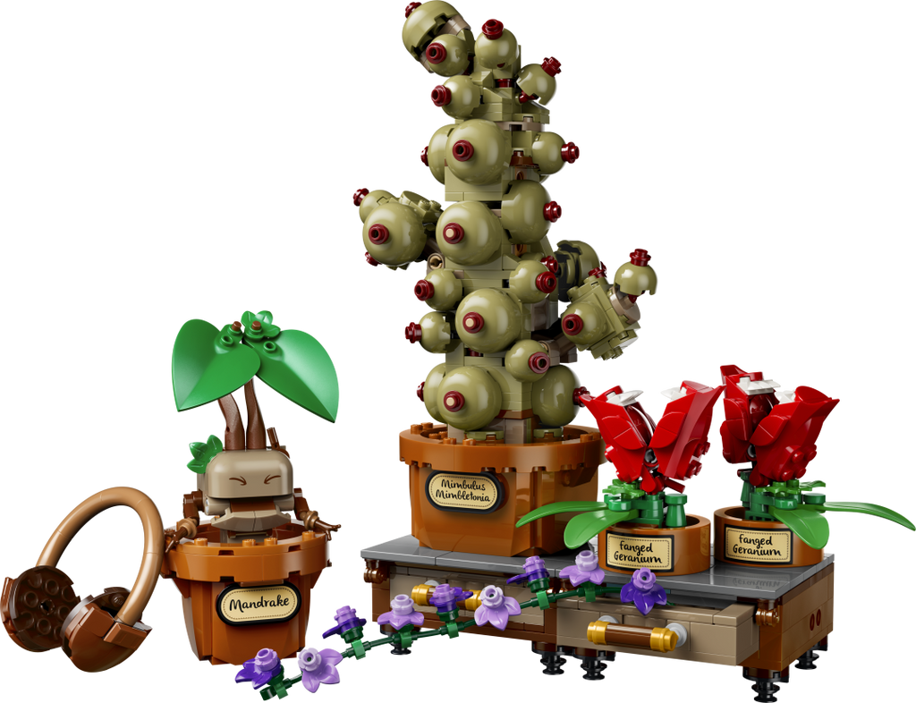 LEGO Harry Potter Hogwarts Herbology Plants Set 76474