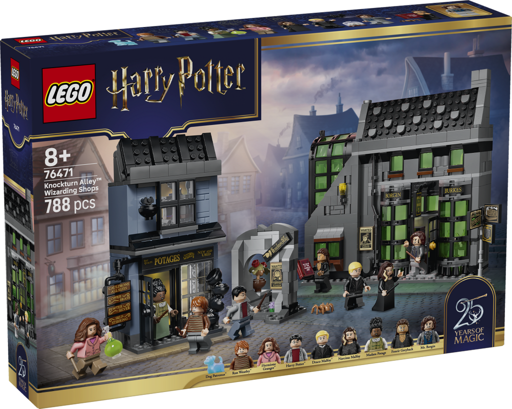 LEGO Harry Potter Knockturn Alley Wizarding Shops Set 76471