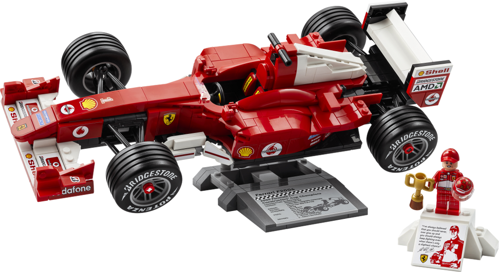 LEGO ICONS Ferrari F2004 & Michael Schumacher Set 11375