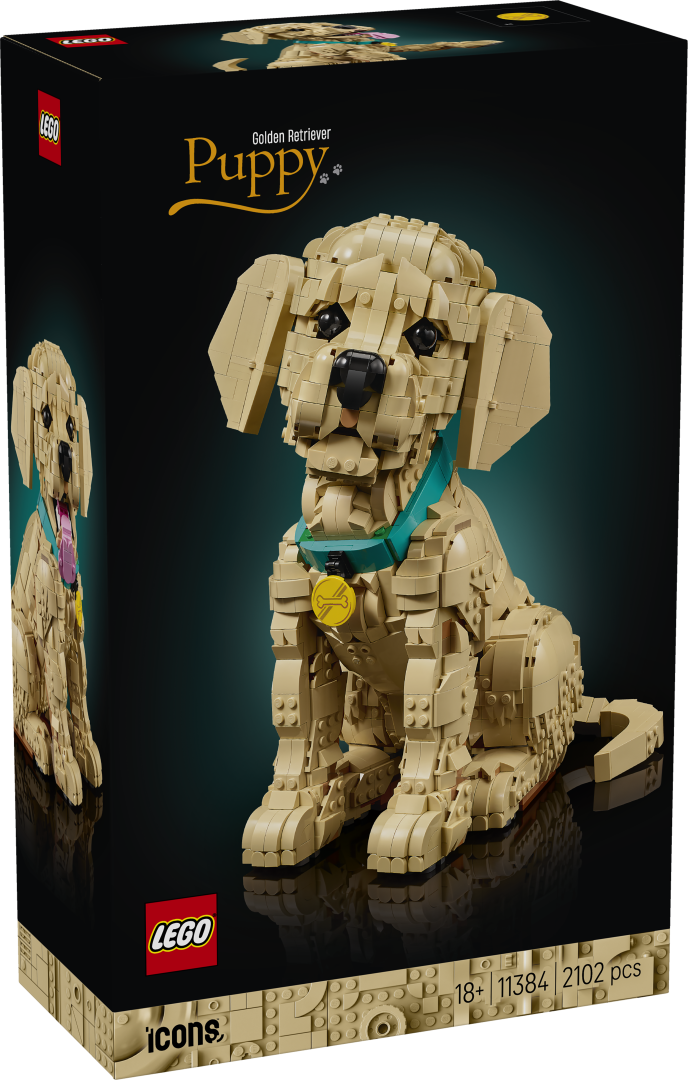 LEGO ICONS Golden Retriever Puppy Set 11384
