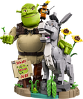 LEGO ICONS Shrek, Donkey & Puss in Boots Set 72423