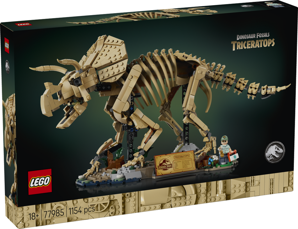 LEGO Jurassic World Dinosaur Fossils: Triceratops Set 77985