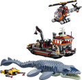 LEGO Jurassic World Mosasaurus Dinosaur Boat Attack Set 77983