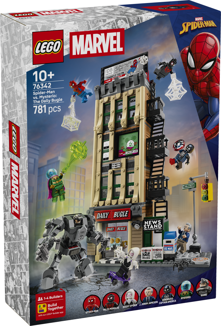 LEGO Marvel Spider-Man vs. Mysterio: The Daily Bugle Set 76342