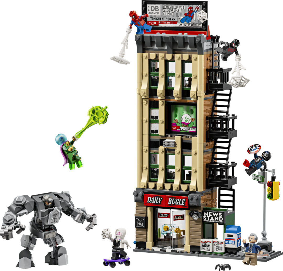 LEGO Marvel Spider-Man vs. Mysterio: The Daily Bugle Set 76342