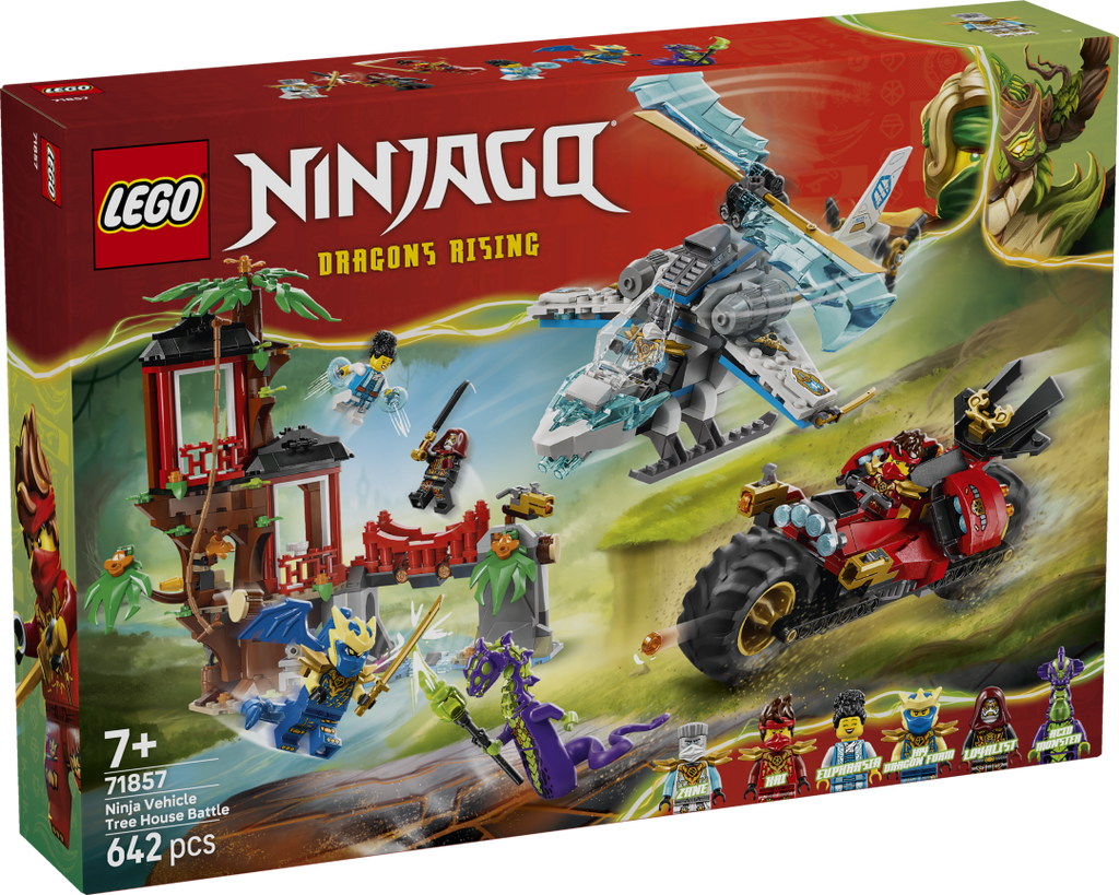 LEGO NINJAGO Ninja Vehicle Tree House Battle Set 71857