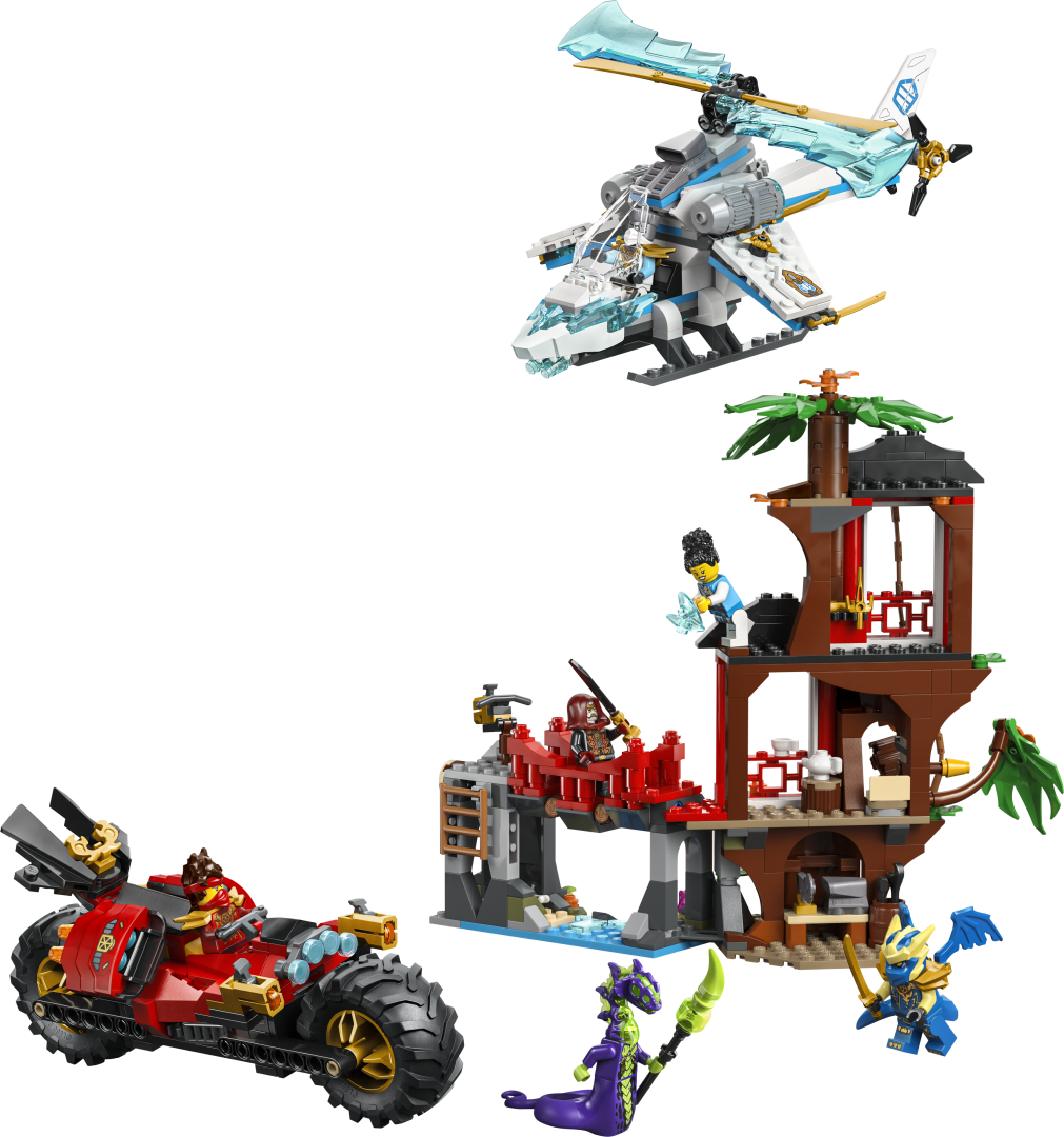 LEGO NINJAGO Ninja Vehicle Tree House Battle Set 71857