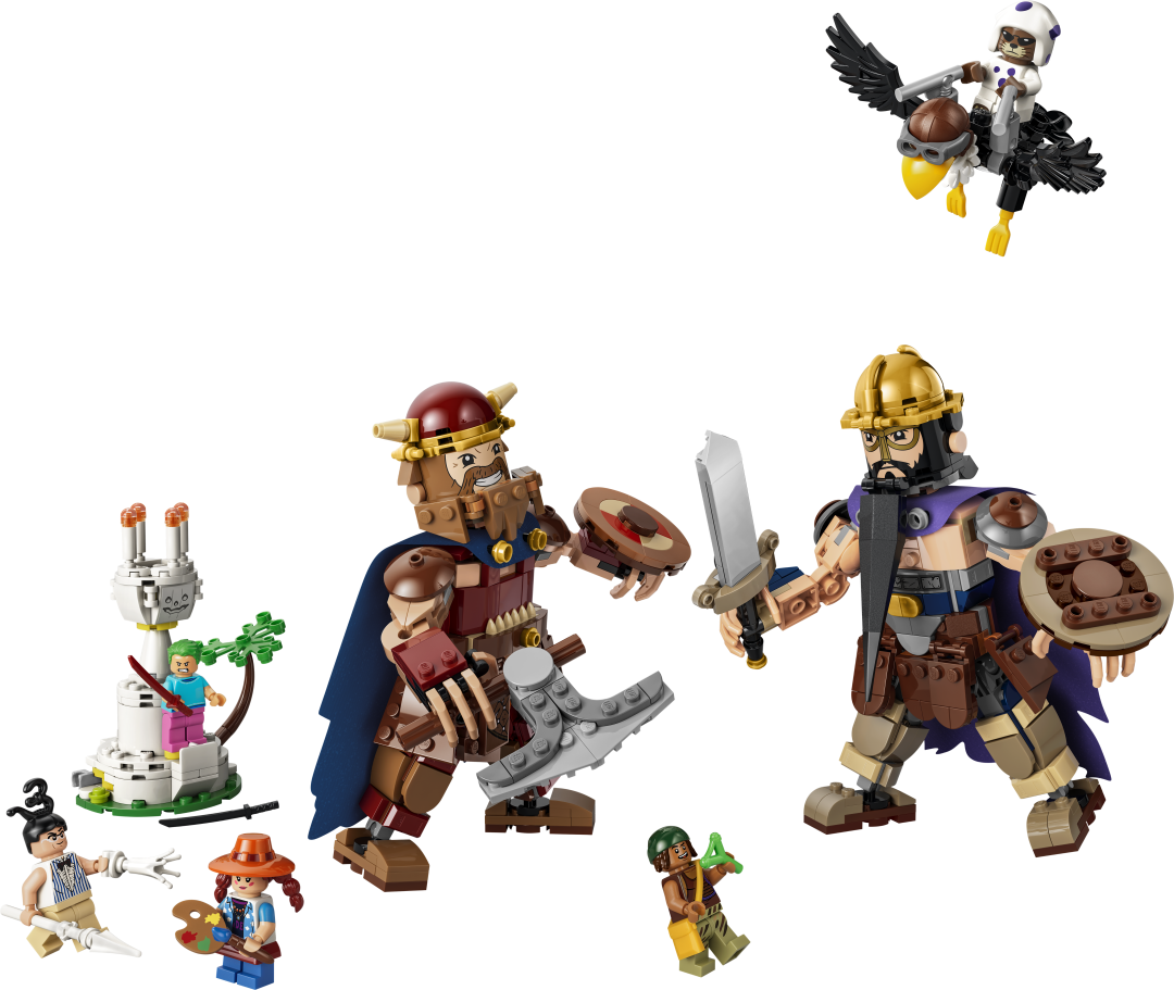 LEGO One Piece Dorry vs. Brogy – Giants of Little Garden Set 75644