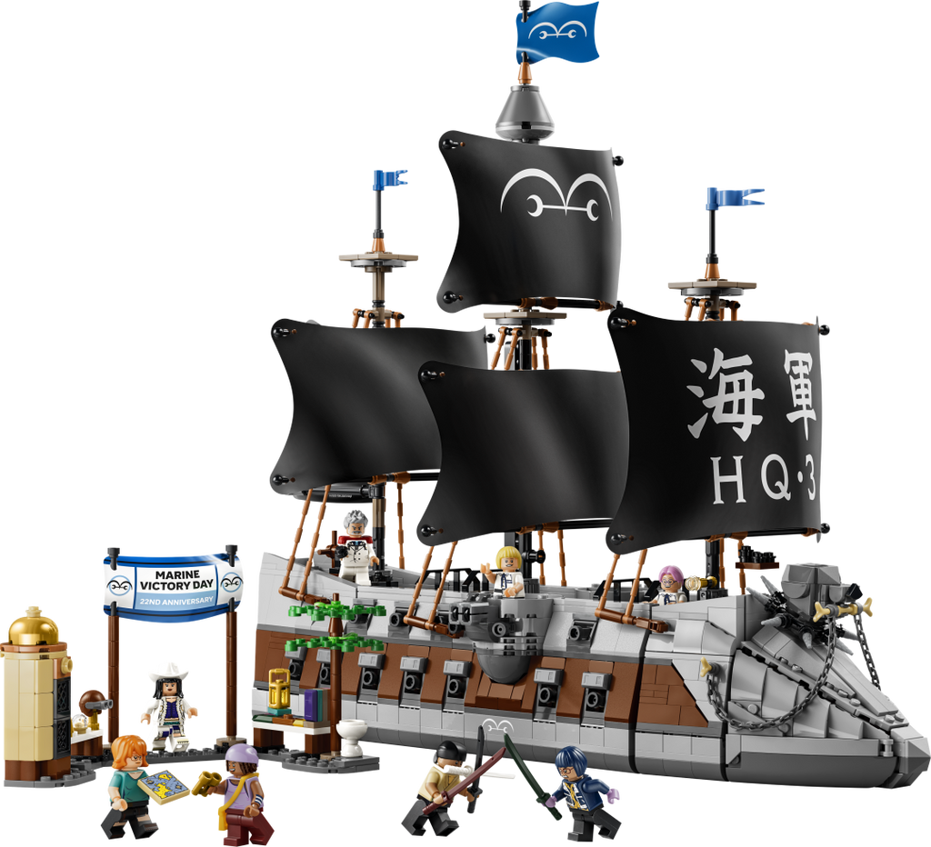 LEGO One Piece Garp's Marine Battleship Set 75646
