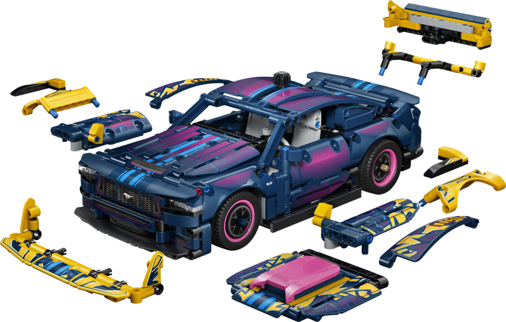 LEGO Technic Custom Garage Ford Mustang GT Car Set 42236