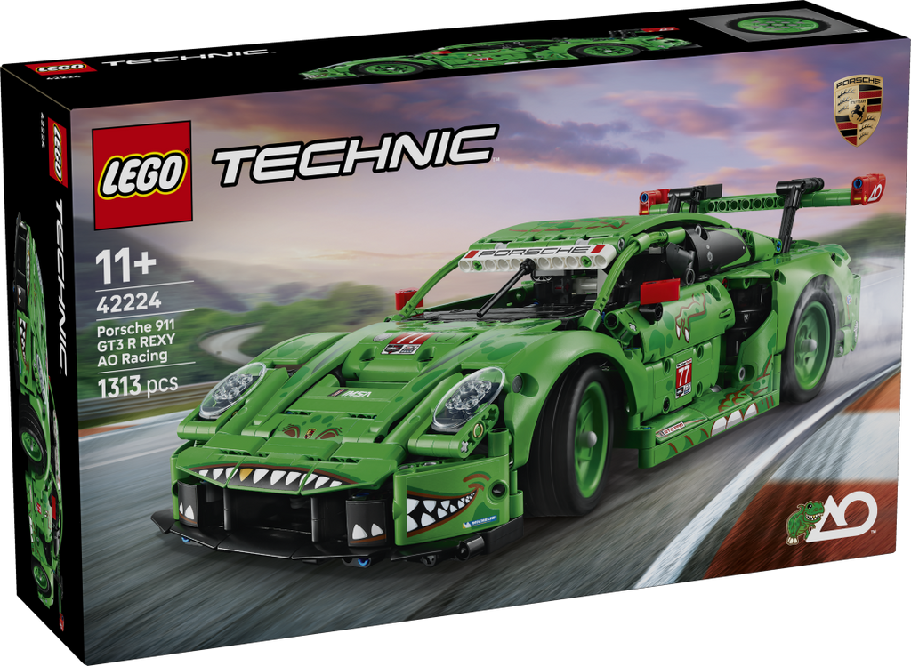 LEGO Technic Porsche 911 GT3 R REXY AO Racing Car Set 42224