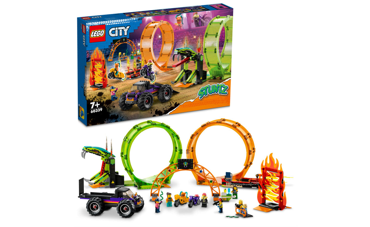 LEGO City Double Loop Stunt Arena Set 60339