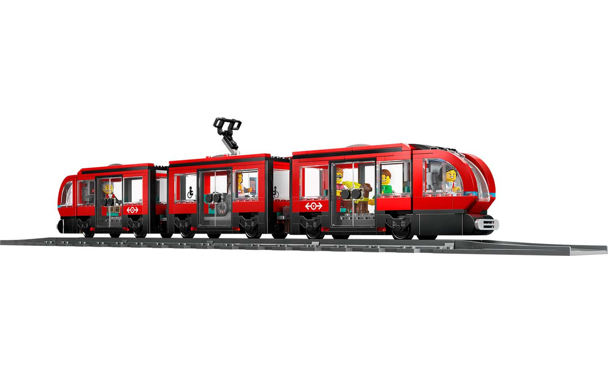 LEGO City Downtown Streetcar and Station Set 60423