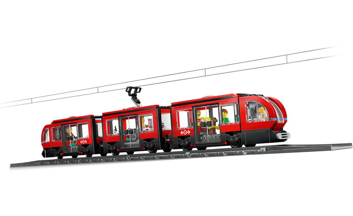 LEGO City Downtown Streetcar and Station Set 60423
