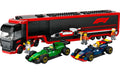 LEGO City F1 Truck with RB20 & AMR24 F1 Cars Set 60445