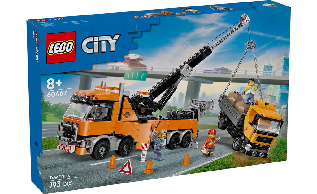 LEGO City Heavy-Duty Recovery Tow Truck with Crane Set 60467