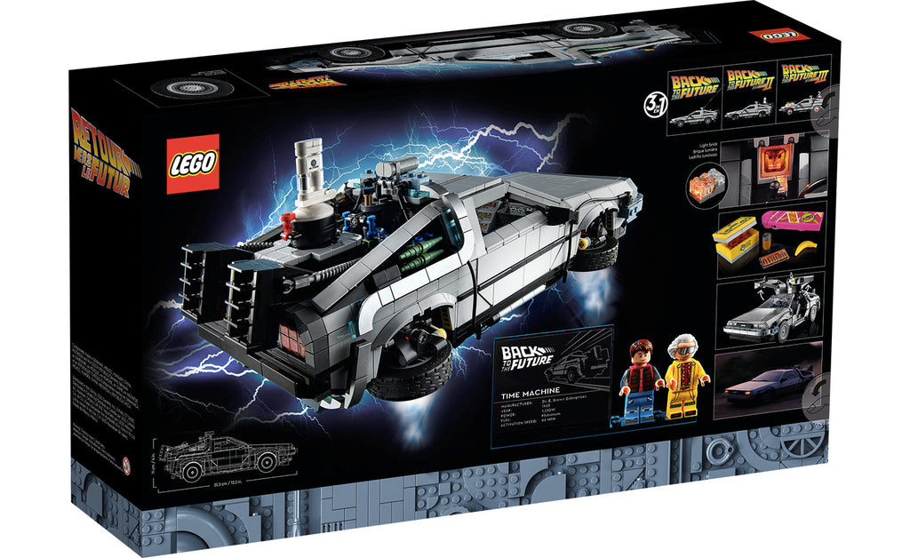 LEGO ICONS Back to the Future Time Machine Set 10300