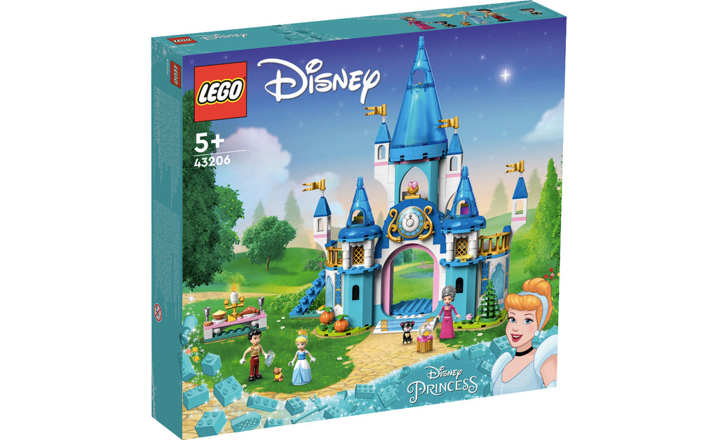 LEGO Disney Cinderella and Prince Charming's Castle Set 43206
