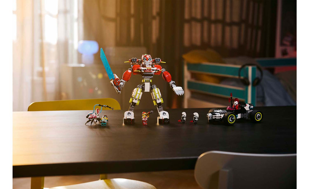 LEGO DREAMZzz Cooper's Tiger Mech & Zero's Hot Rod Car Set 71497