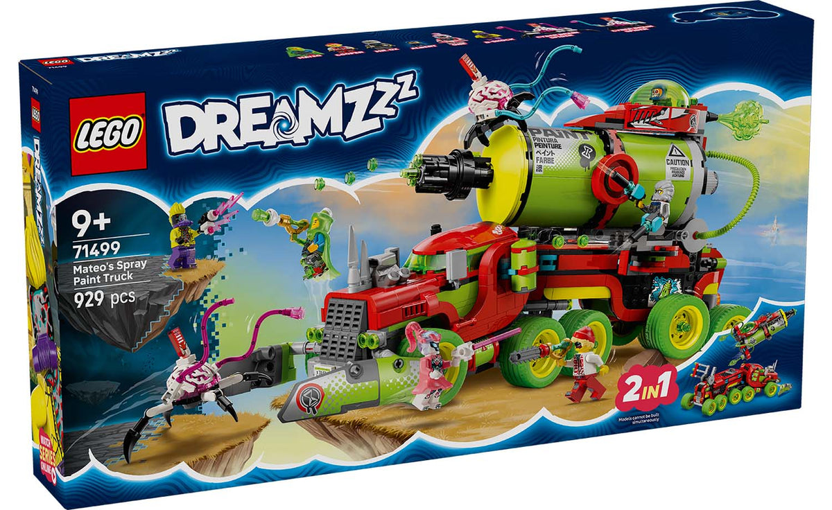 LEGO DREAMZzz Mateo's Spray Paint Truck Set 71499