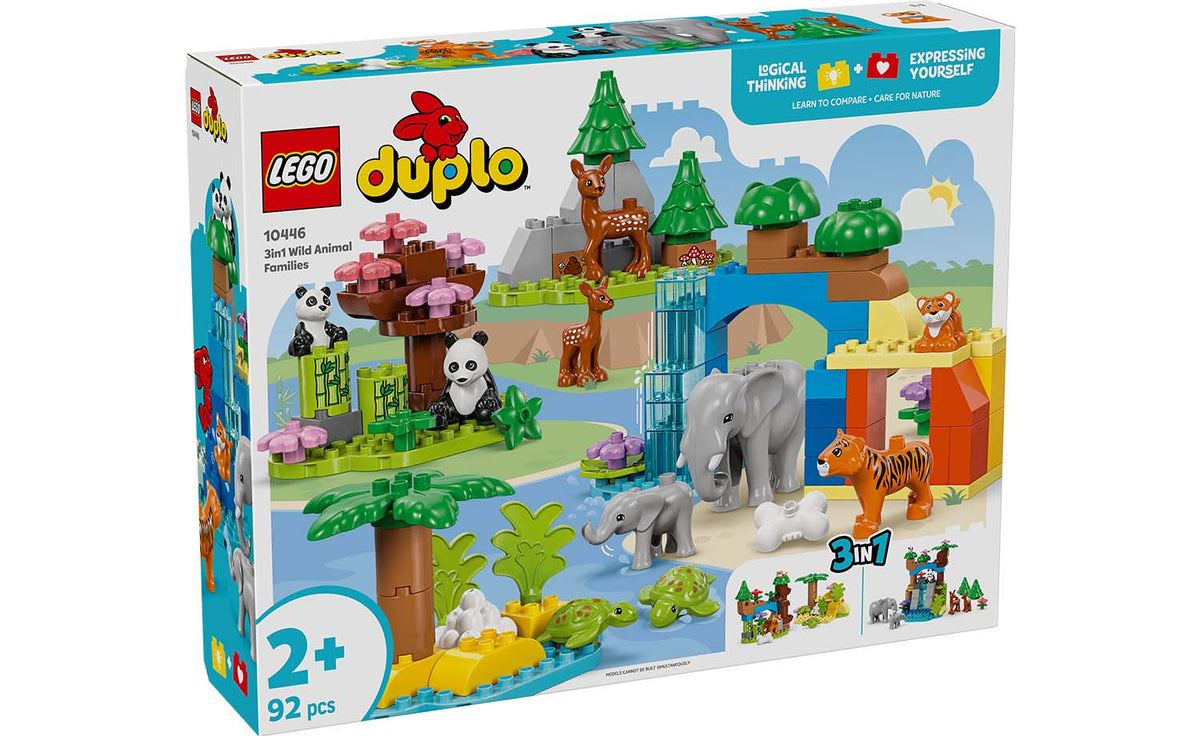 LEGO DUPLO 3in1 Wild Animal Families Set 10446