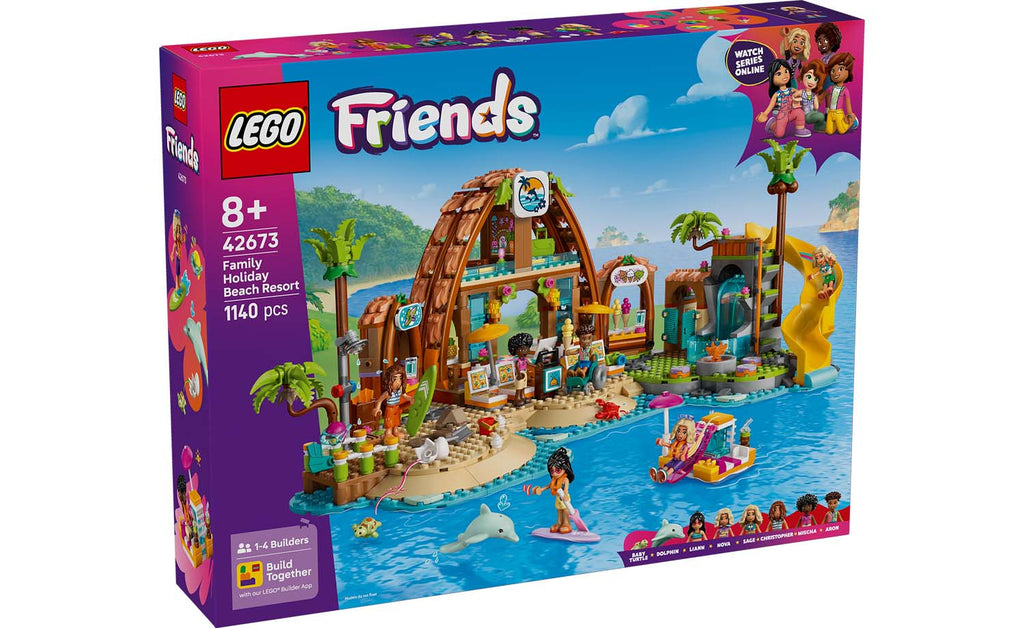 LEGO Friends Family Holiday Beach Resort Set 42673