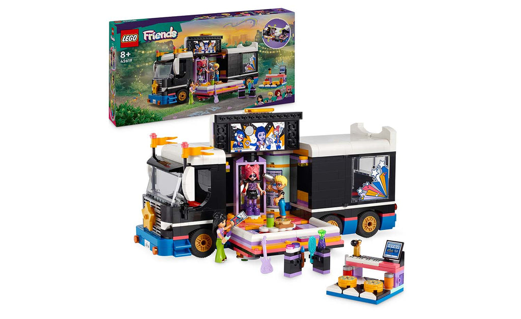 LEGO Friends Pop Star Music Tour Bus Set 42619
