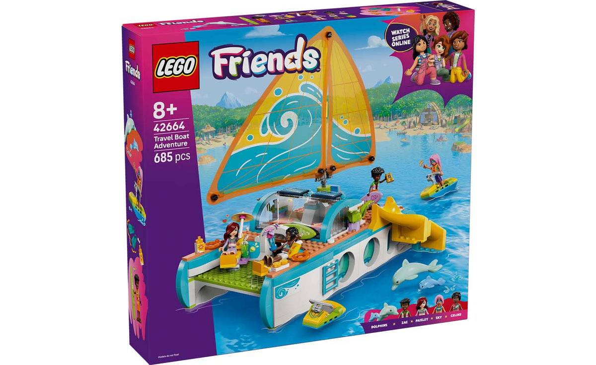 LEGO Friends Travel Boat Adventure Set 42664