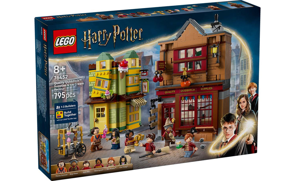 LEGO Harry Potter Quality Quidditch Supplies & Ice Cream Parlour Set 76452