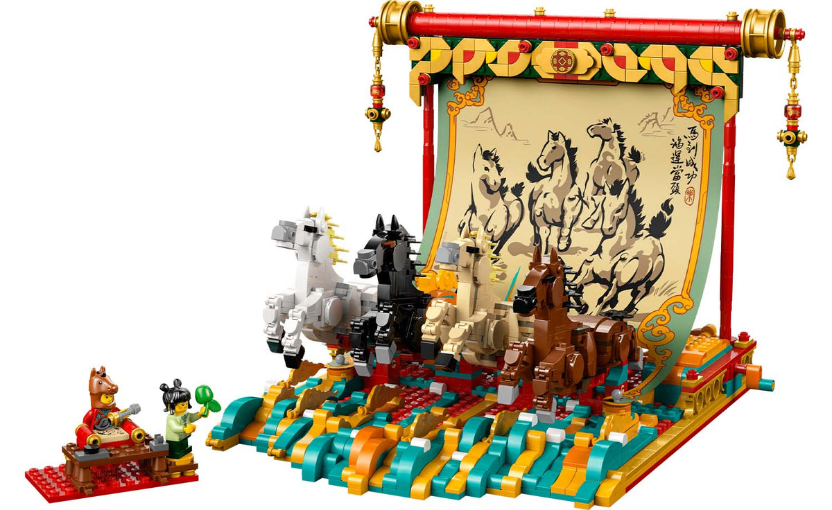 LEGO Iconic Galloping Horses Canvas Set 80119