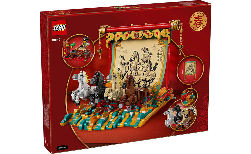 LEGO Iconic Galloping Horses Canvas Set 80119