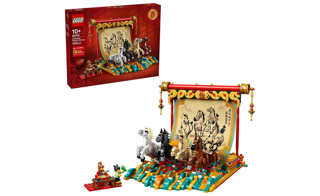 LEGO Iconic Galloping Horses Canvas Set 80119