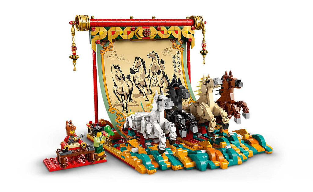 LEGO Iconic Galloping Horses Canvas Set 80119