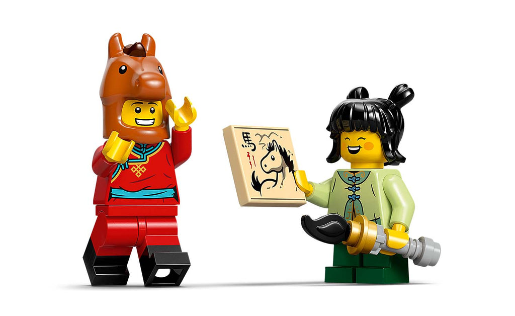 LEGO Iconic Galloping Horses Canvas Set 80119