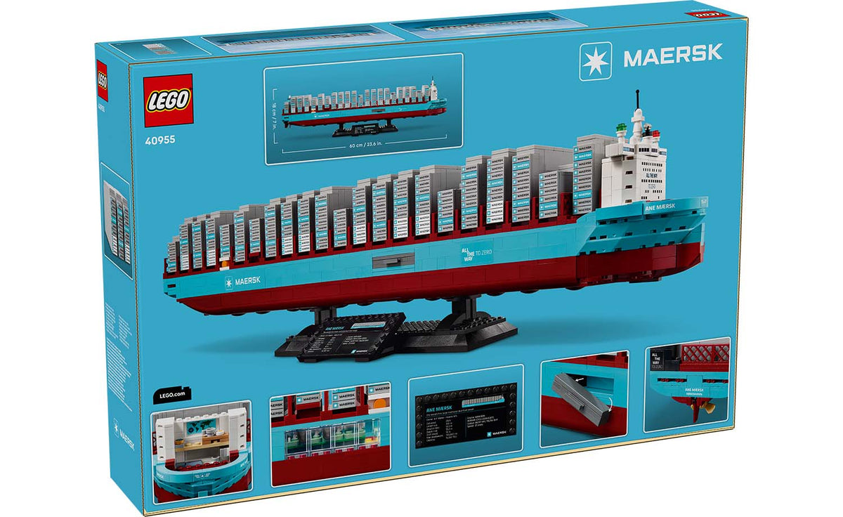 LEGO Iconic Maersk Dual-Fuel Container Vessel Set 40955