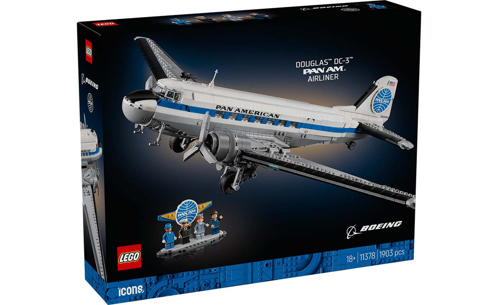 LEGO ICONS Douglas DC-3 PAN AM Airliner Set 11378