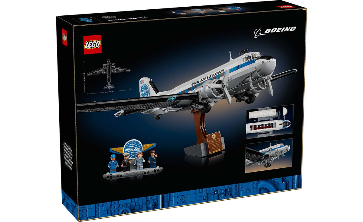 LEGO ICONS Douglas DC-3 PAN AM Airliner Set 11378