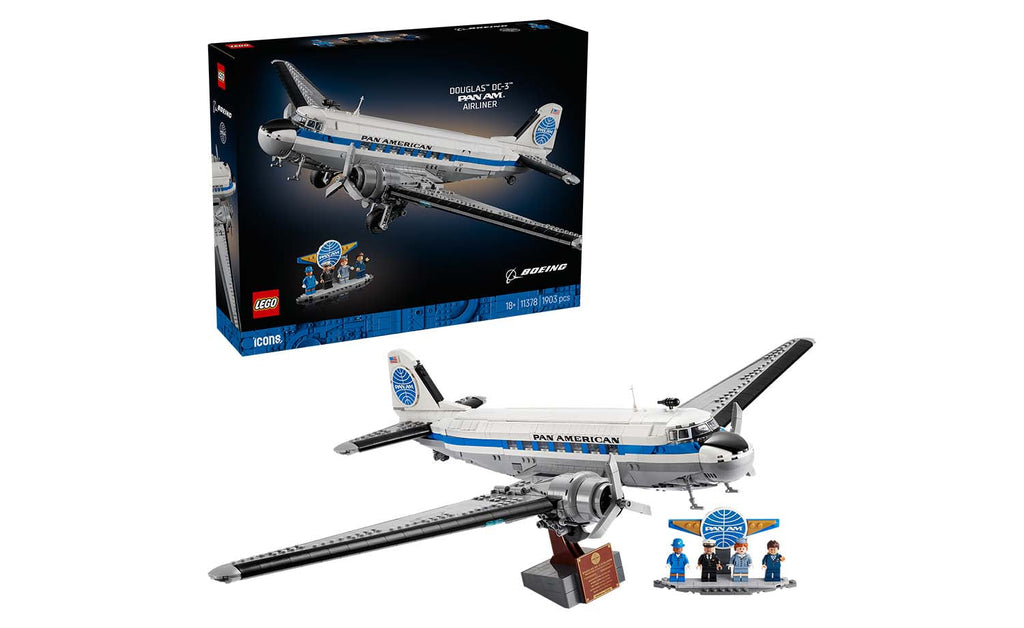 LEGO ICONS Douglas DC-3 PAN AM Airliner Set 11378