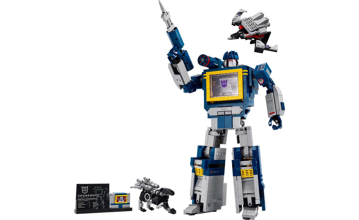 LEGO ICONS Transformers: Soundwave Set 10358