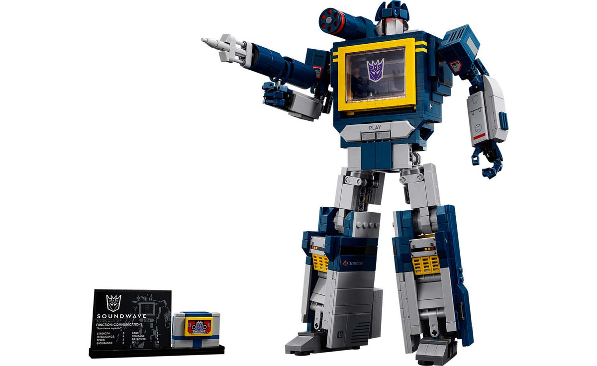 LEGO ICONS Transformers: Soundwave Set 10358