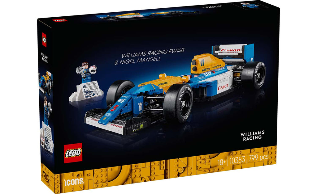 LEGO ICONS Williams Racing FW14B & Nigel Mansell Set 10353