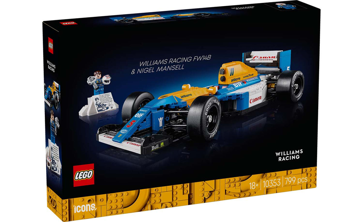 LEGO ICONS Williams Racing FW14B & Nigel Mansell Set 10353