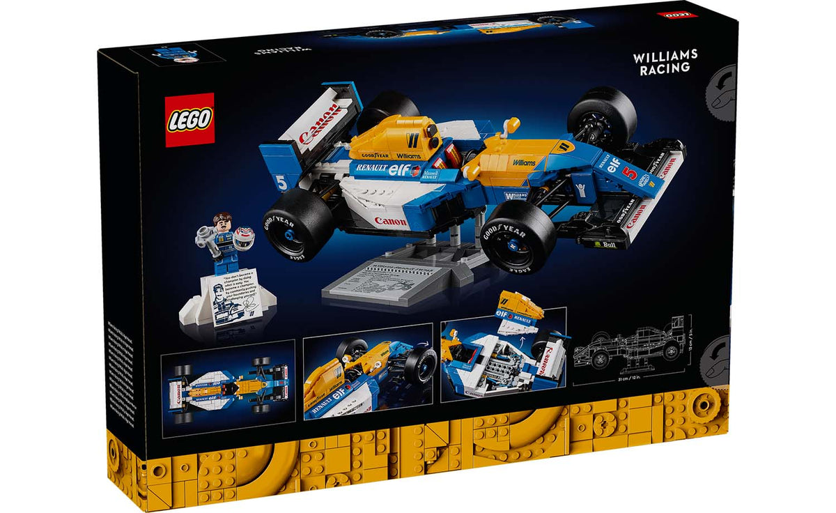 LEGO ICONS Williams Racing FW14B & Nigel Mansell Set 10353