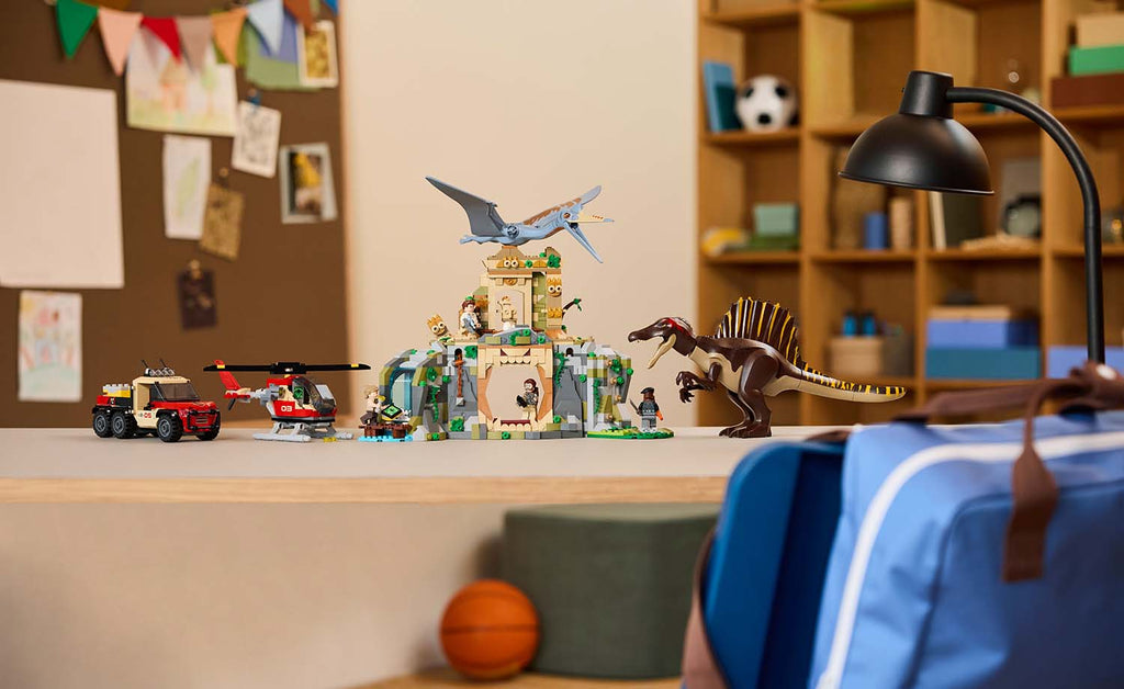 LEGO Jurassic World Spinosaurus & Quetzalcoatlus Air Mission Set 76976