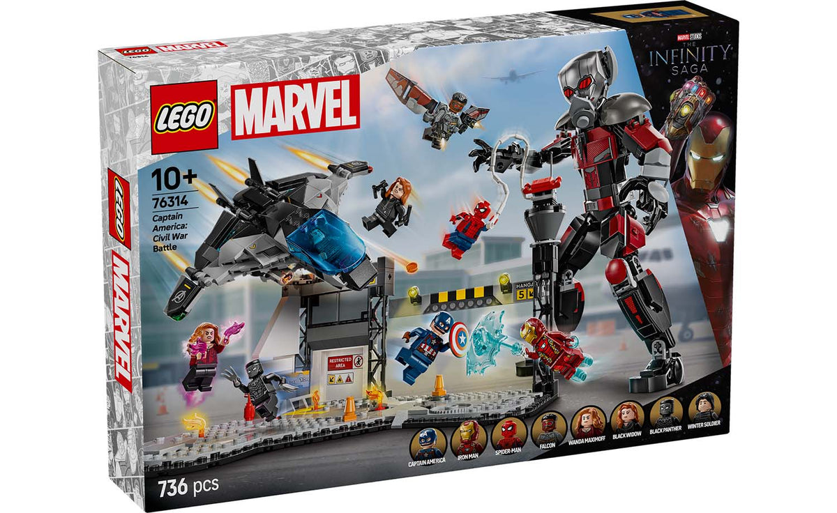 LEGO Marvel Captain America: Civil War Action Battle Set 76314