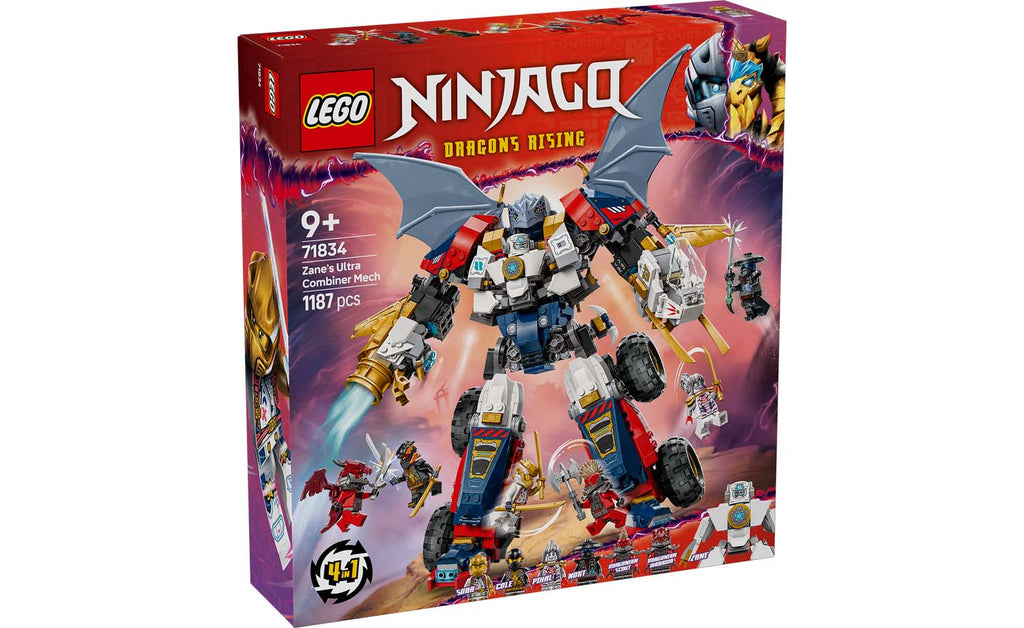 LEGO NINJAGO Zane's Ultra Combiner Mech Set 71834