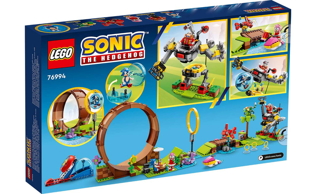 LEGO Sonic the Hedgehog Sonic's Green Hill Zone Loop Challenge Set 76994